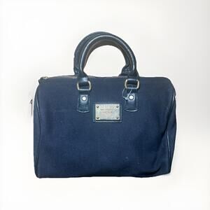 Victoria Secret Y2K Small Black Double Handle Strap Travel Bag